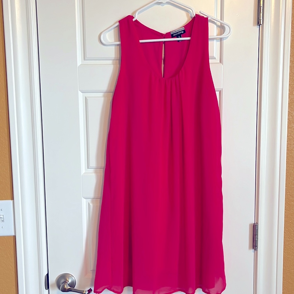 Pink mini dress